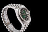 Rolex Datejust graduated green dial with diamond hour markers