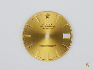 Rolex 31mm  Datejust Gold Dial