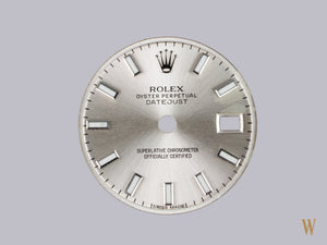 Rolex 26mm Datejust Silver Dial