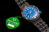 Record PVD/DLC coated Vintage Dive watch NOS