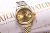 Rolex Ladies Date just 18 ct gold and steel - SOLD