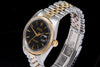 Rolex Datejust ref 1601 with rare Black gilt dial