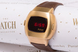 Pulsar P3 LED 14K gold ‘James Bond’ New Old Stock - SOLD