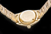Rolex ladies Oyster Perpetual 18ct gold with Factory Diamond dial