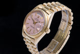 Rolex Coral Pink Stella dial day date