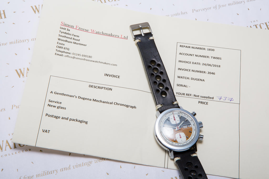 Dugena Automatique racing chronograph SOLD – The Watch Collector