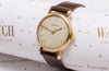 Jaeger Le coultre gents gold dress watch from 1949 SOLD
