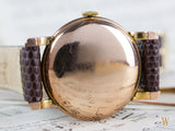 Helvetia Solid gold vintage dress watch