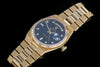 Rolex Oyster Quartz 18ct gold day date with factory diamond dial SOLD