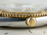 Rolex Datejust 1625 Turnograph 18ct gold bezel