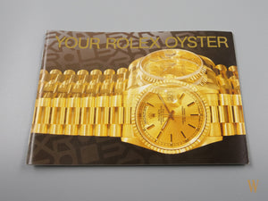 Rolex Your Oyster Booklet 1990's