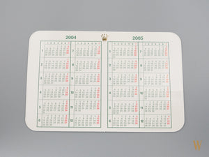 Genuine Rolex date calendar for year 2004/2005