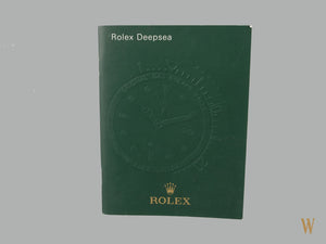Rolex DeepSea Booklet French