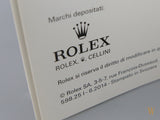 Rolex Cellini Booklet French