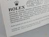 Rolex DateJust II Booklet German