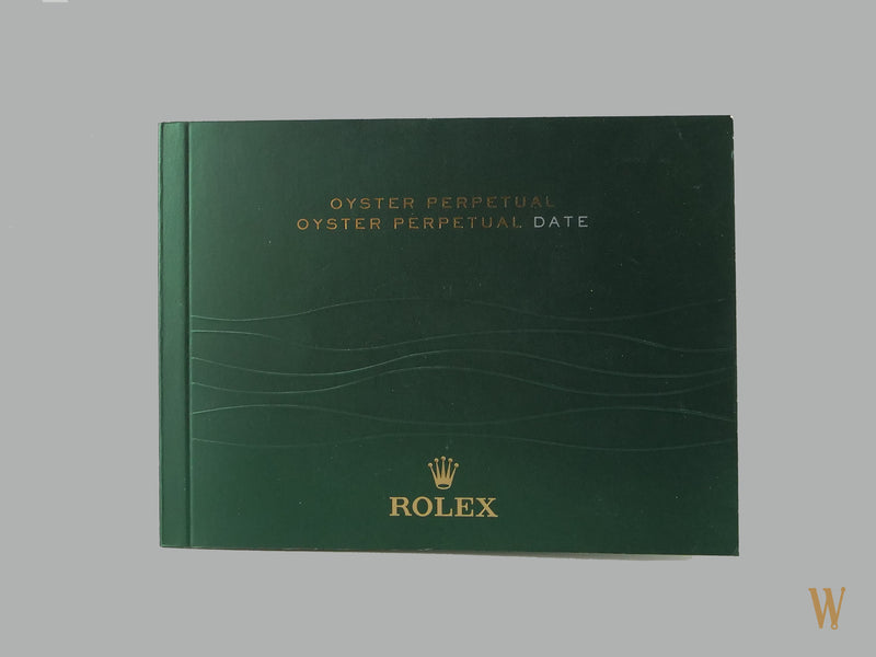 Rolex Oyster Date Booklet English The Watch Collector