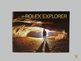 Rolex Explorer Booklet Year 2000+ English