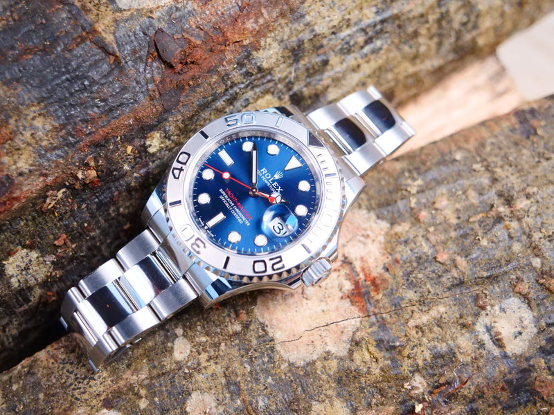 Rolex blue outlet face yachtmaster