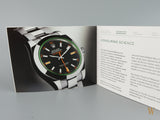 Rolex Milgauss Booklet English 2012