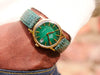 Omega Geneve striking green dial