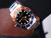 Rolex GMT Master 1675 Gilt Dial box and papers