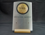 Omega Official agent sign