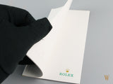 Rolex wallet and note pad holder