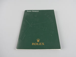 Rolex DateJust Booklet