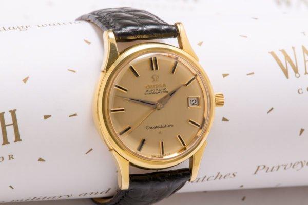 Omega constellation shop 18ct gold watch