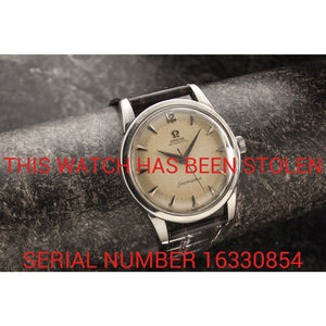 Omega Seamaster 2846 - This Watch Has Been Stolen