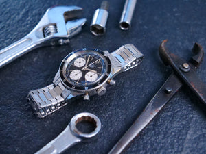 Heuer 2446 Rindt with Factory order Tachymeter dial