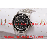 Rolex Submariner Just Serviced - This Watch Has Been Stolen