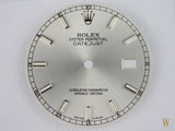 Rolex 36mm Datejust Silver Dial